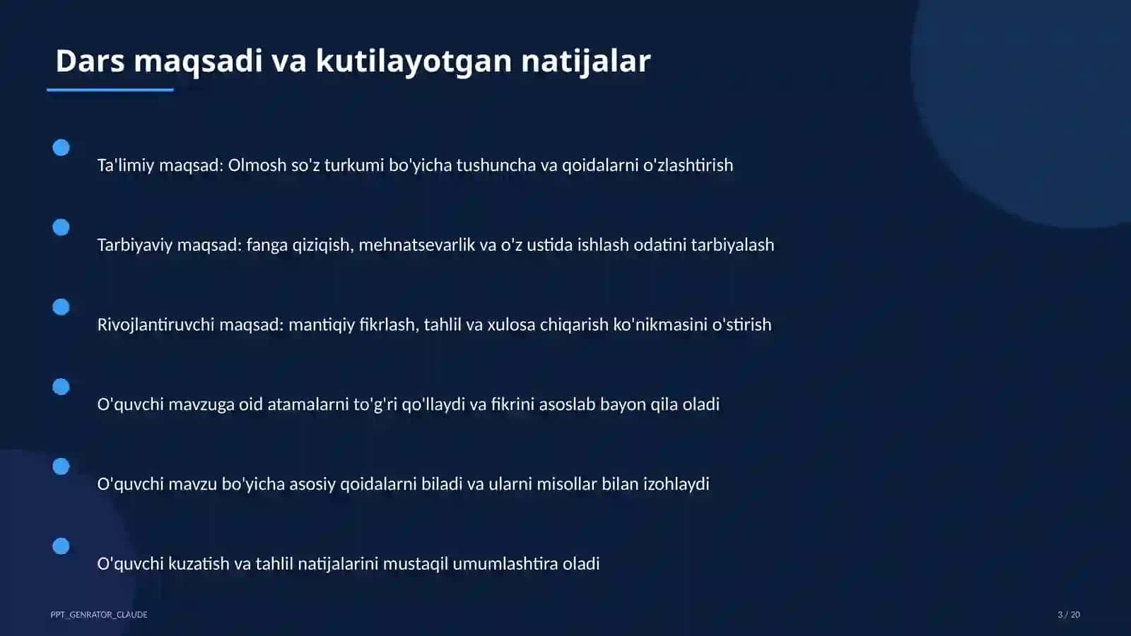 Olmosh so'z turkumi (4-sinf) 3
