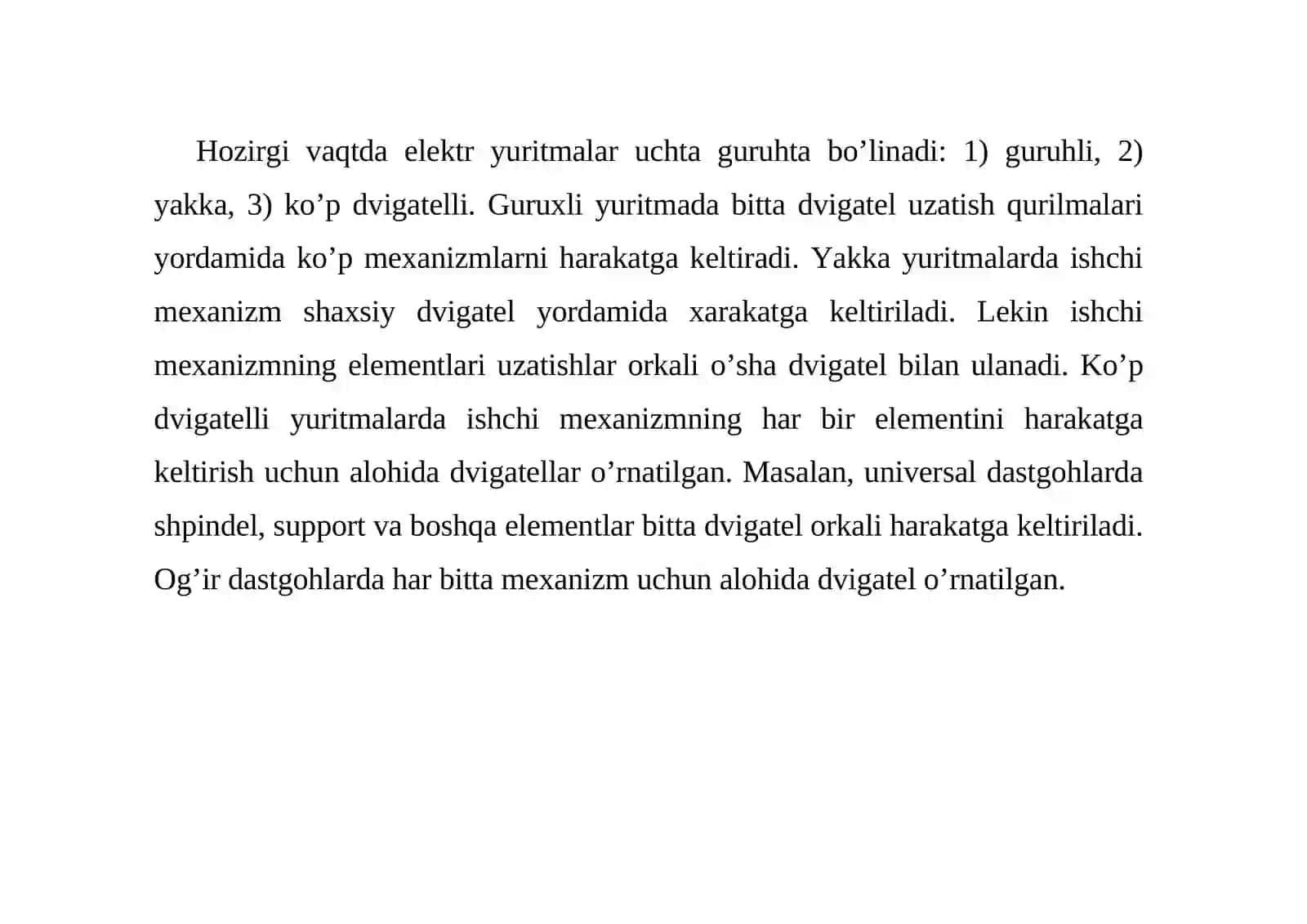Elektr yuritma boshqarish 3