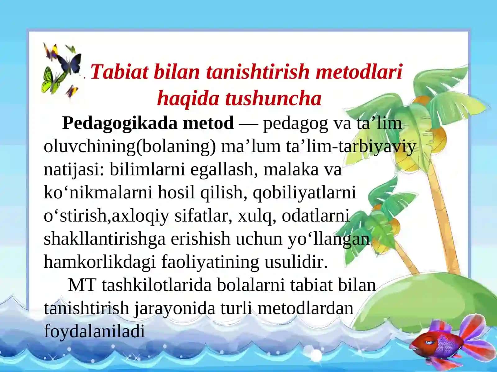 Tabiat bilan tanishtirishning metodlari 3