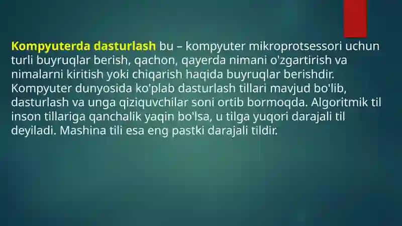 Python dasturlash muhiti 3