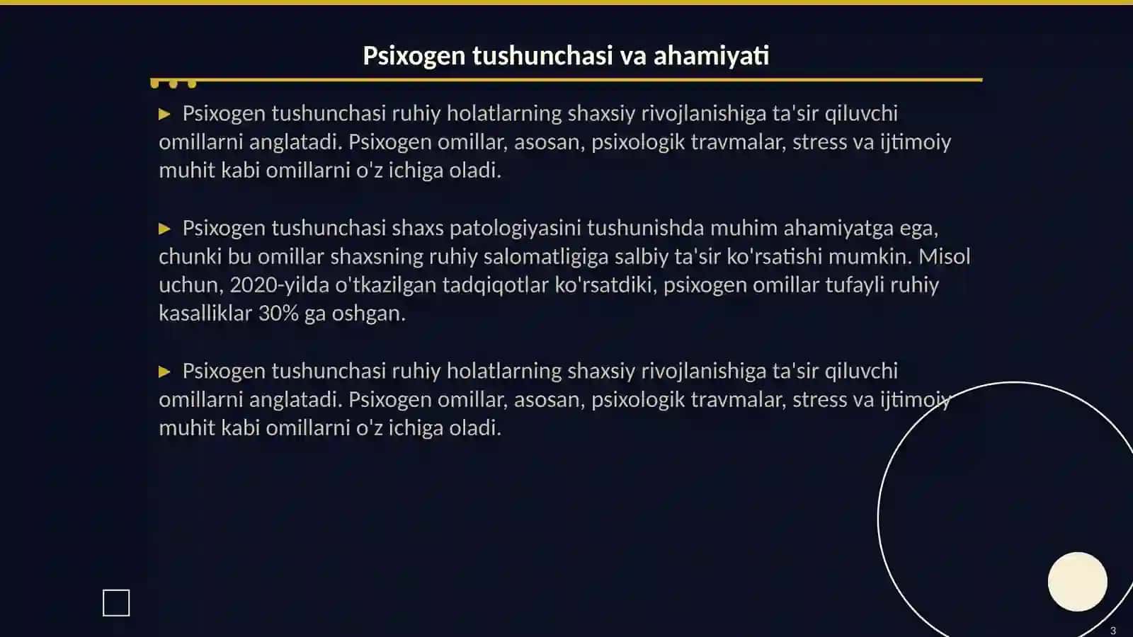 Shaxs patologiyasi psixogenlar 3