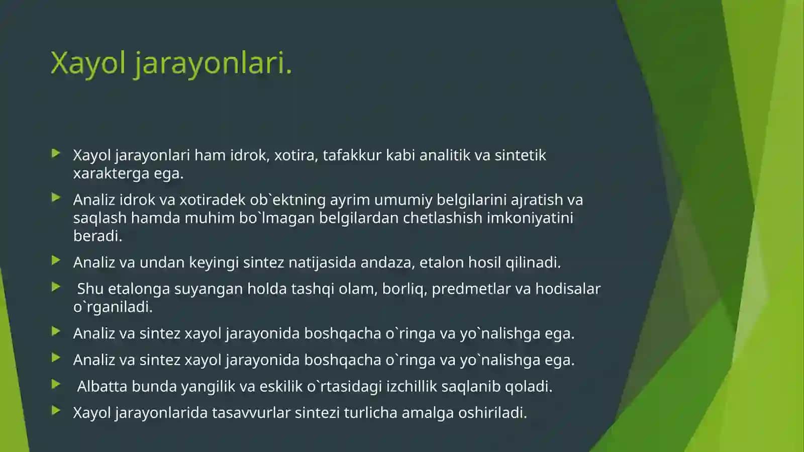 Xayolturlari 3