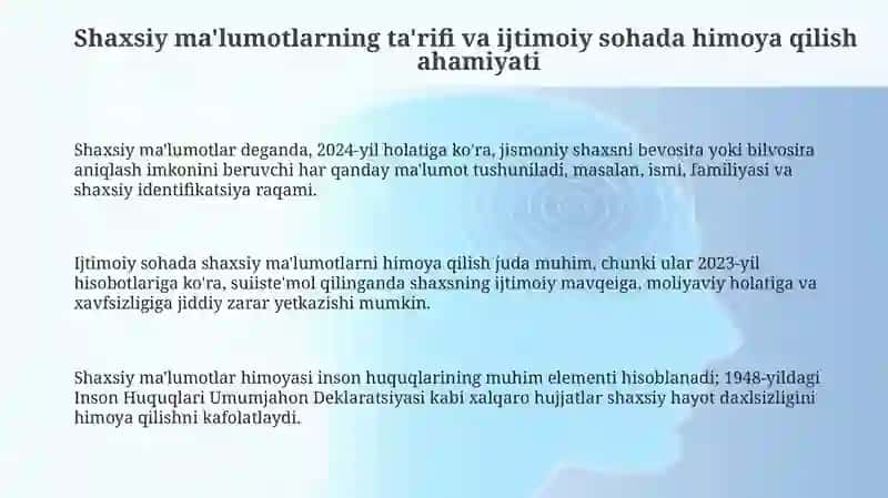 Ijtimoiy sohada shaxsiy ma'lumotlarni himoya qilish tamoyillari 3