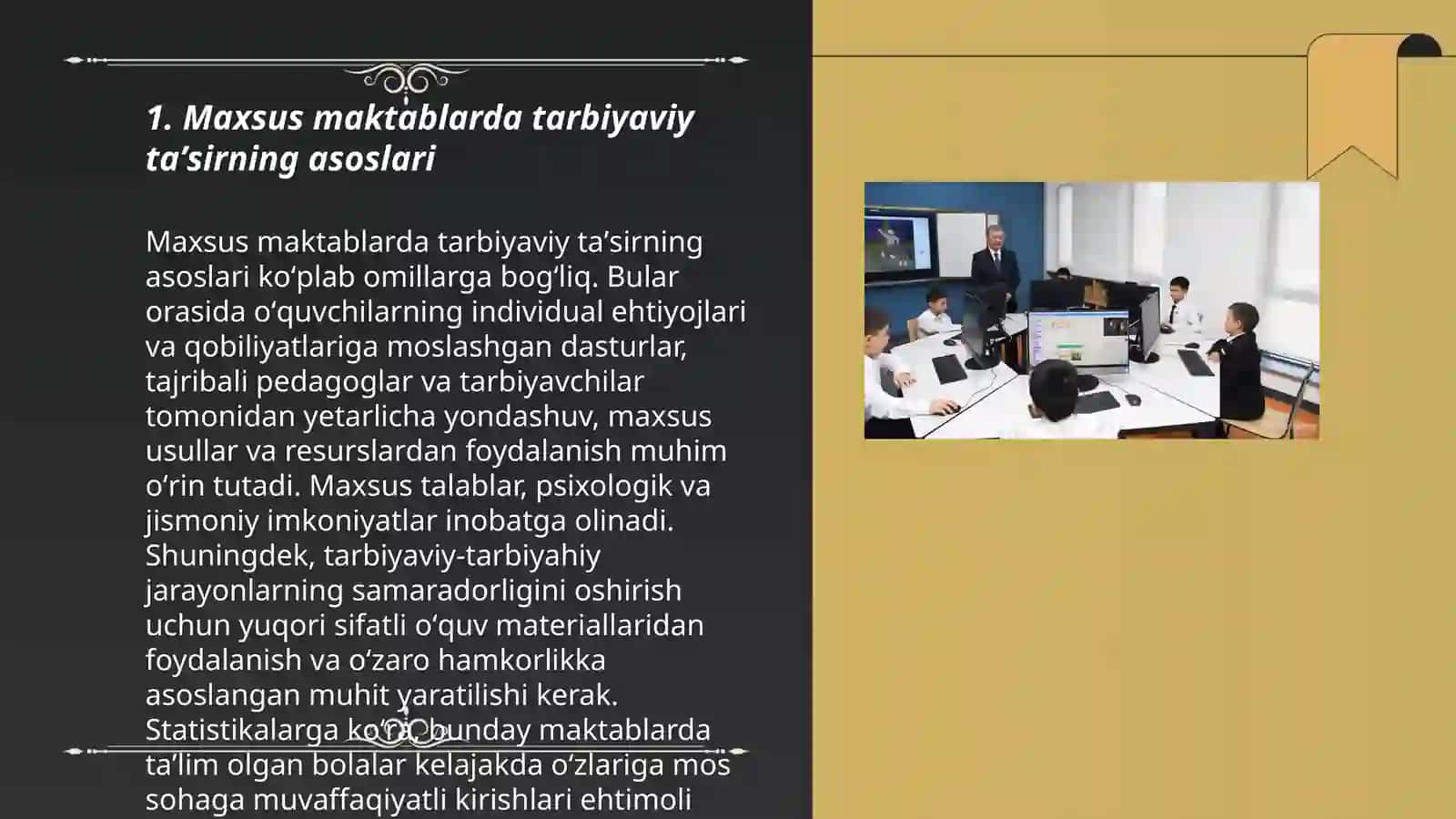 Maxsus maktablarda shaxsga jamoa orqali tarbiyaviy taʼsir koʻrsatishning shakl va metodlari 3