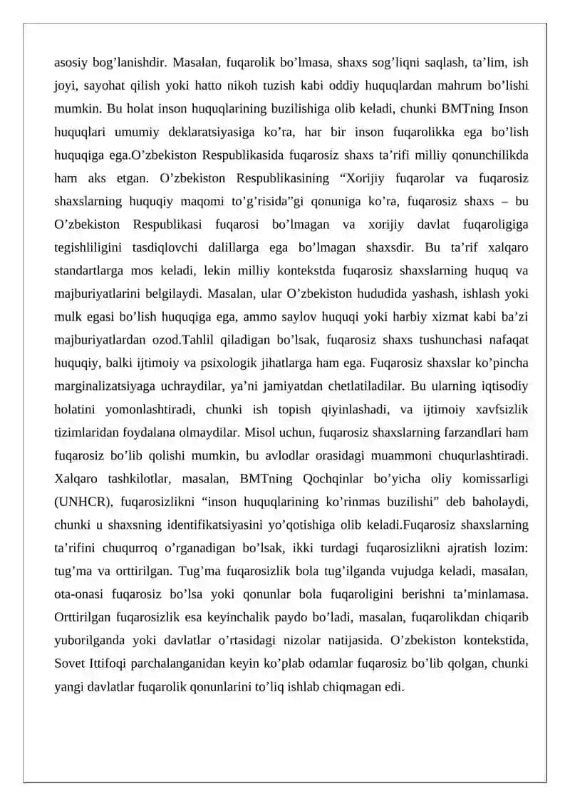 Davlat hududidagi fuqarosizlarning huquqiy maqomi 3