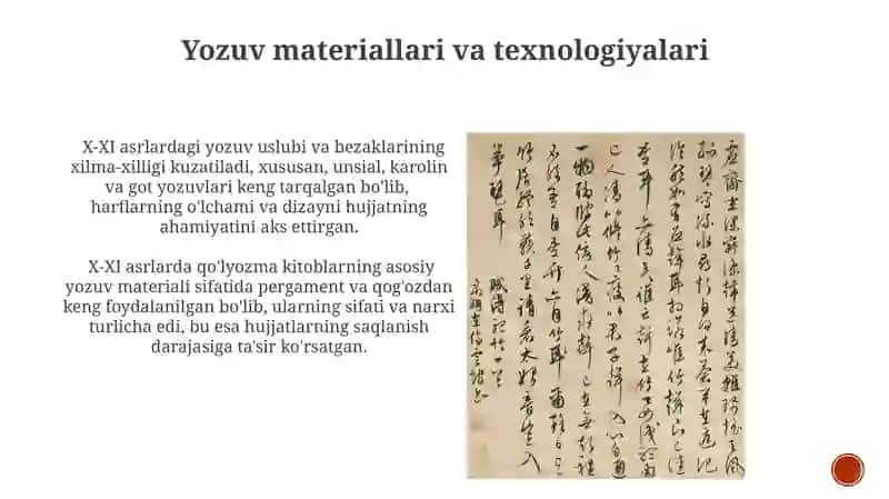 Yozuv materiallari va texnologiyalari 3