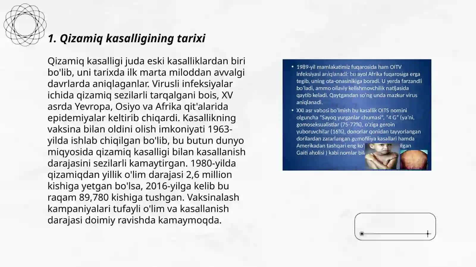Qizamiq kasalliki 3