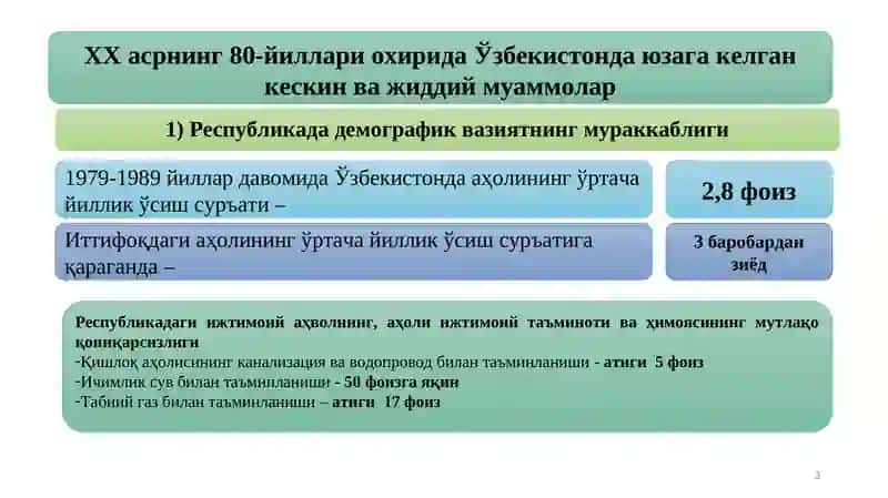 MUSTAQIL O‘ZBEKISTON RESPUBLIKASINING TASHKIL TOPISHI VA UNING TARIXIY AHAMIYATI 3