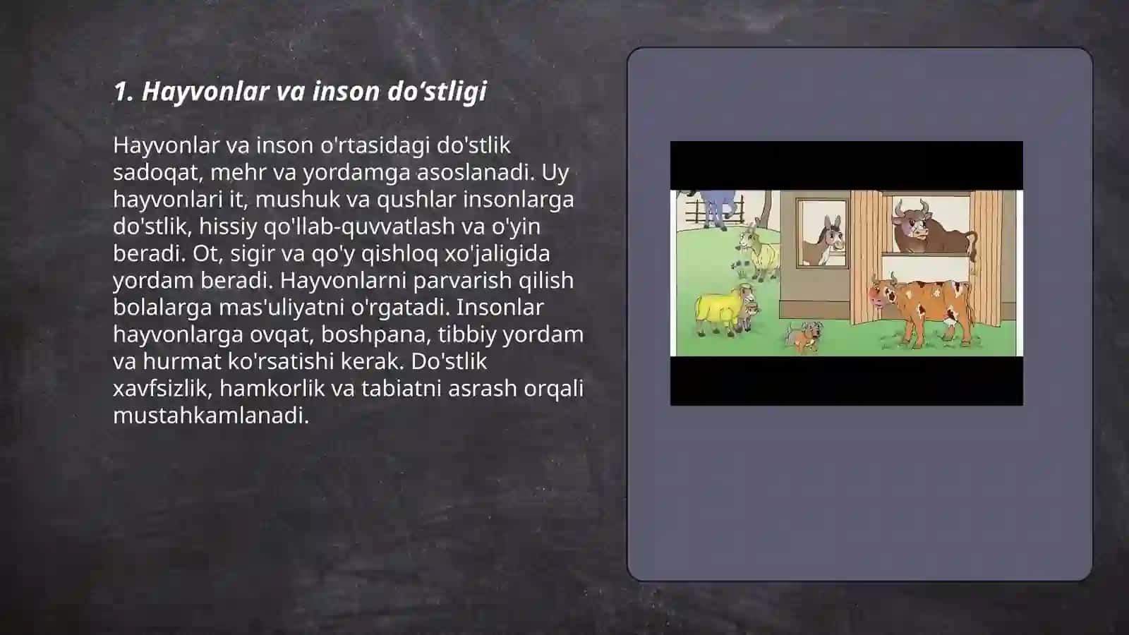Hayvonlar va inson doʻstligi 3
