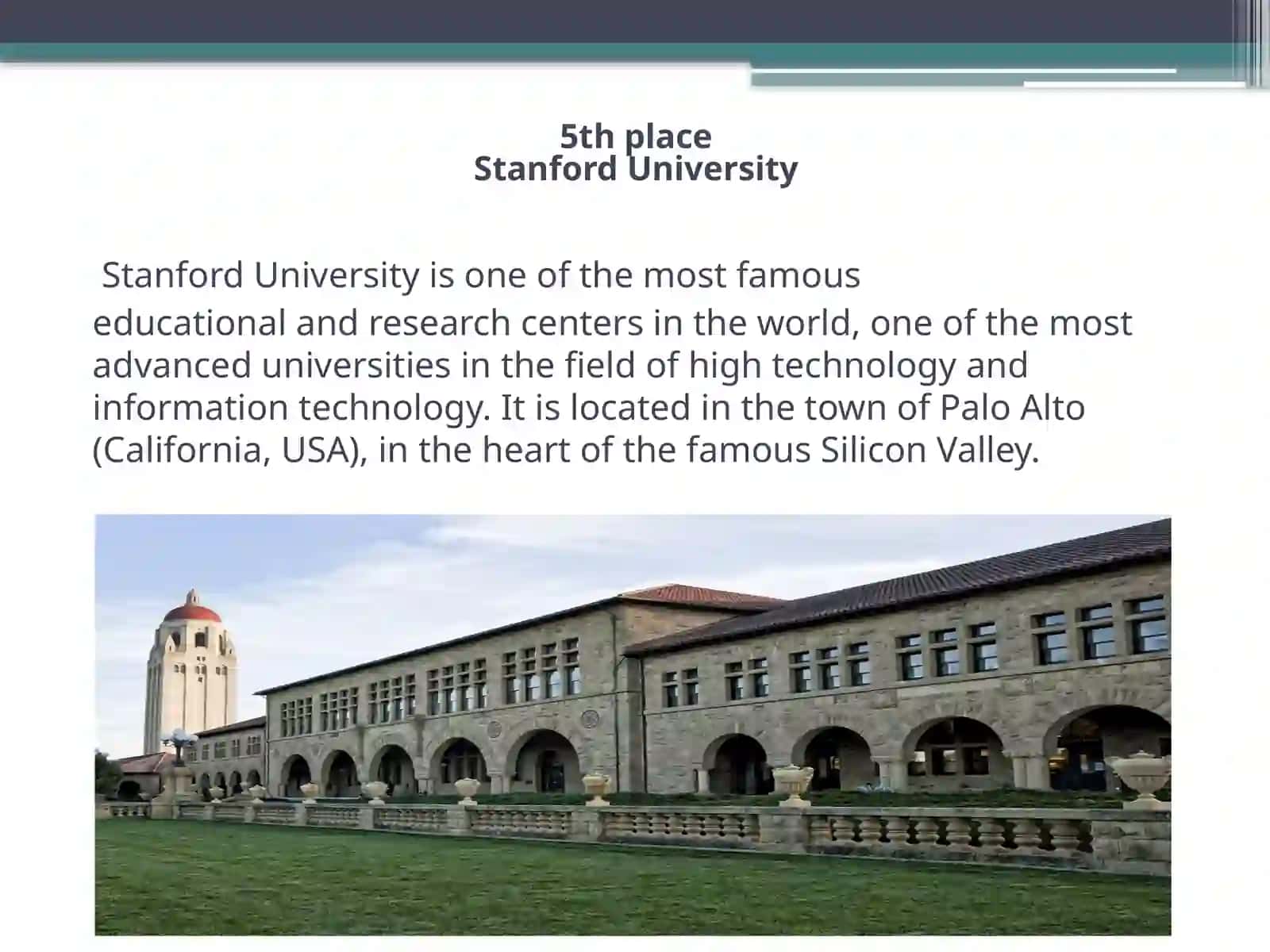 Stanford University 3