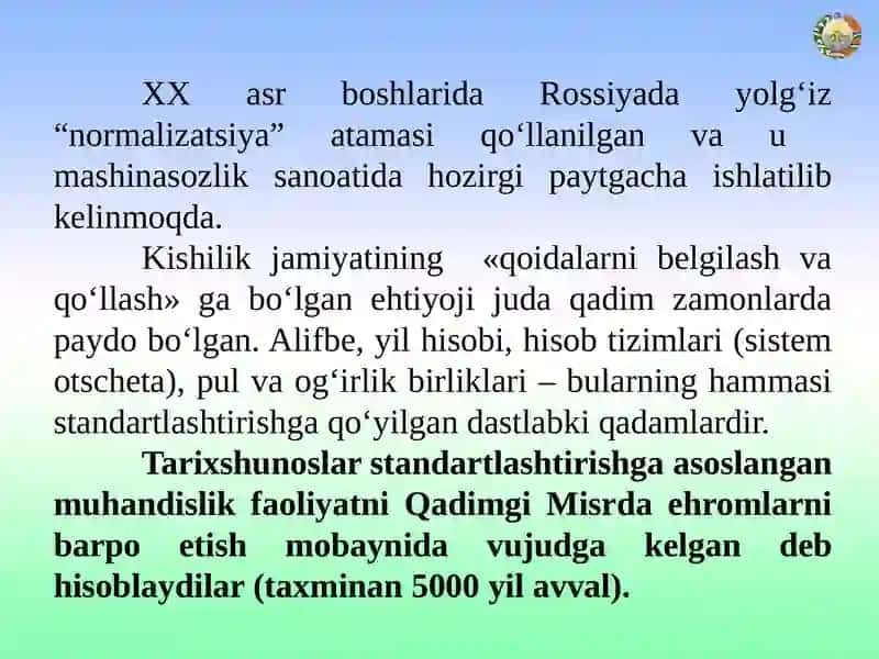 Standartlashtirishtizimi 3