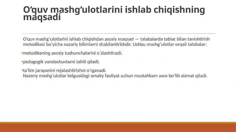 Tabiat bilan tanishtirish metodikasi 3