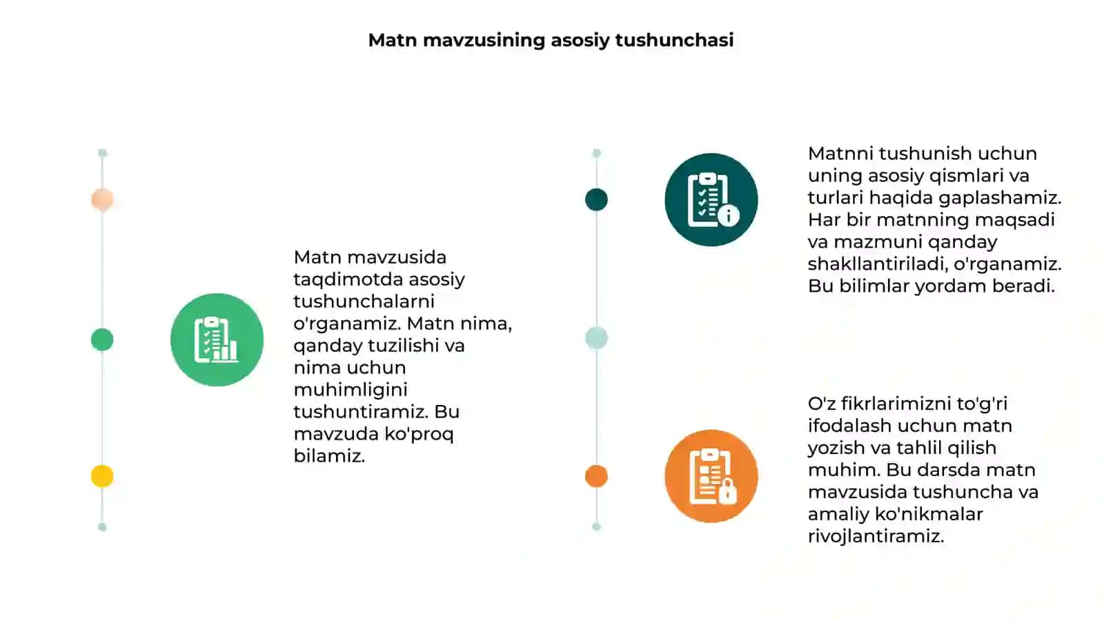 2-sinf ona tili darsida Matn mavzusida taqdimot kerak 3