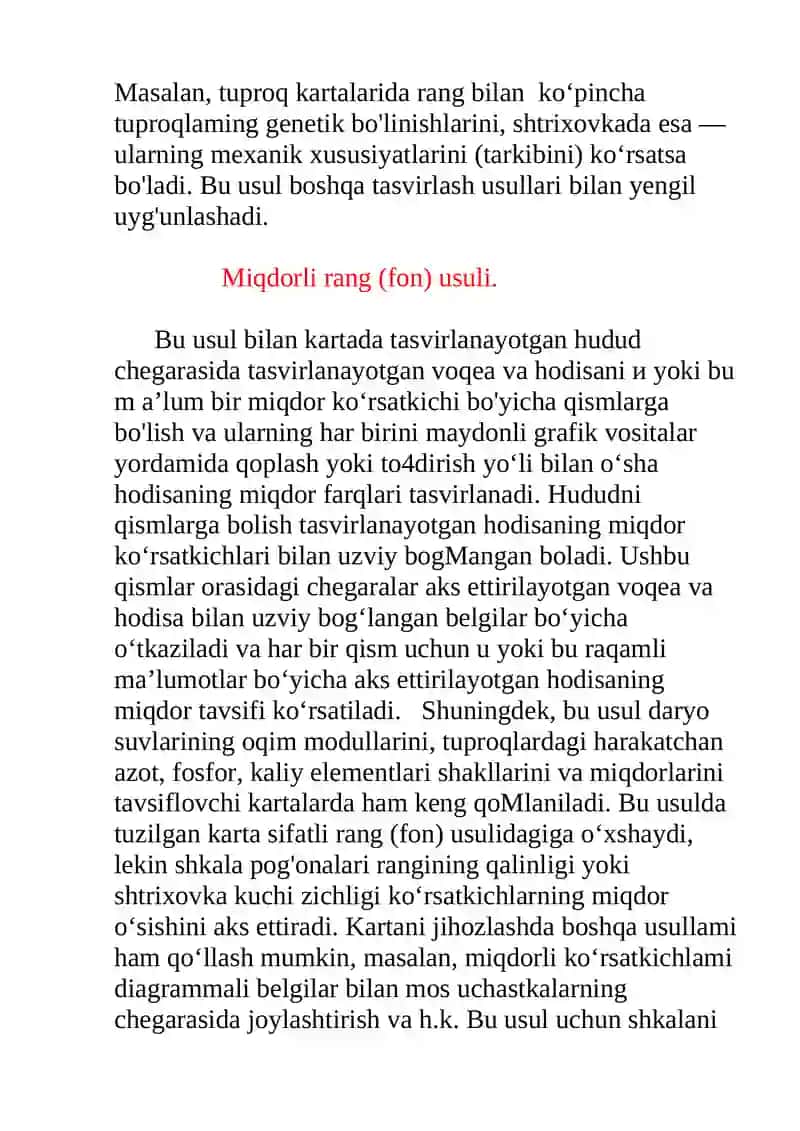Areallar usuli 3