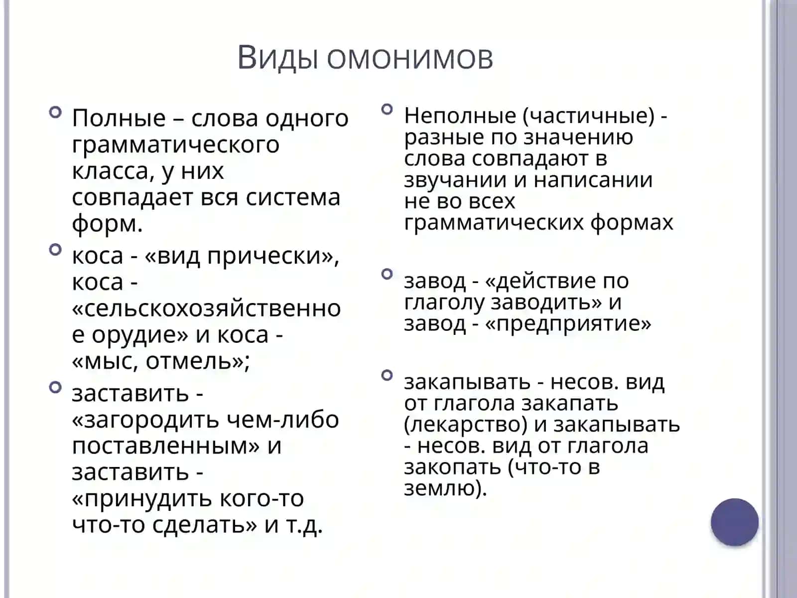 Омонимия 3
