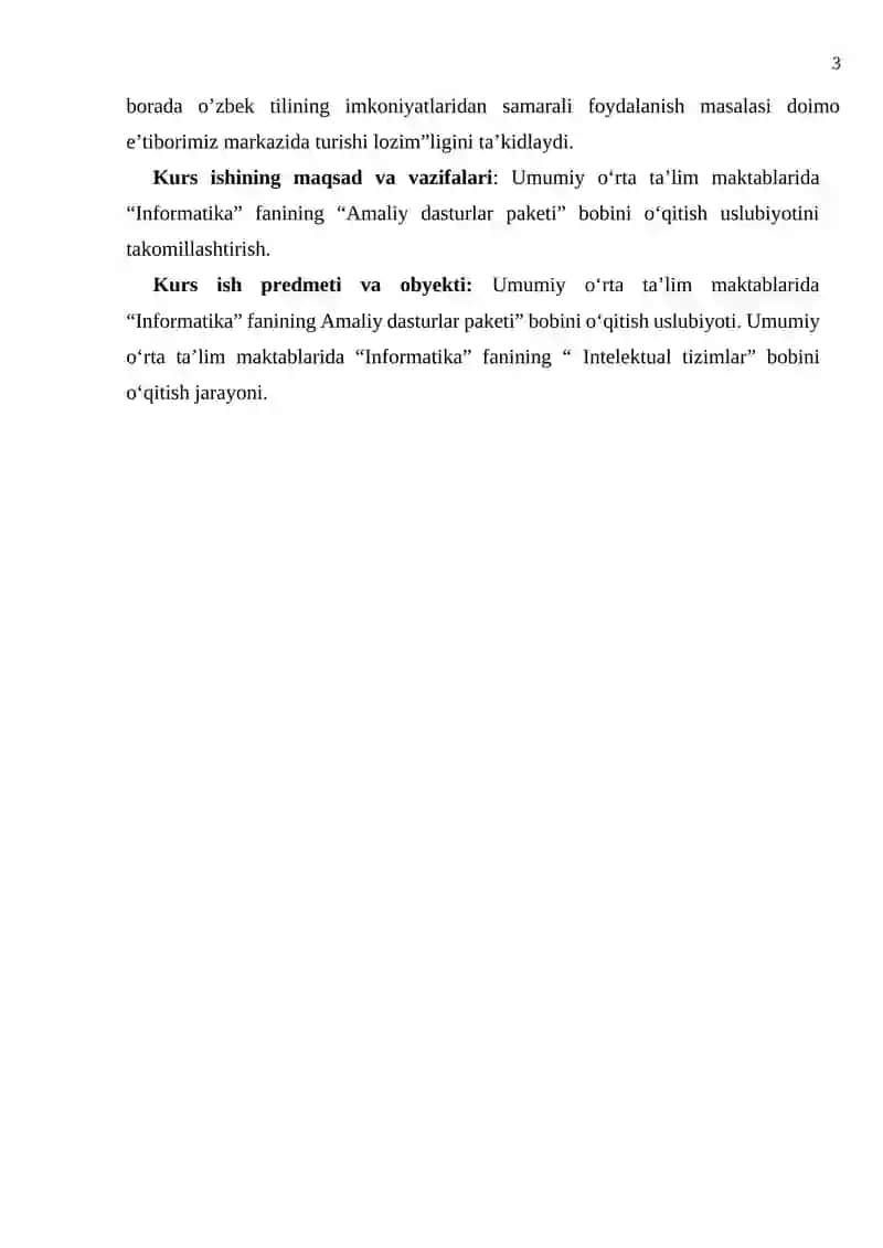 Amaliy dasturlar paketi 3