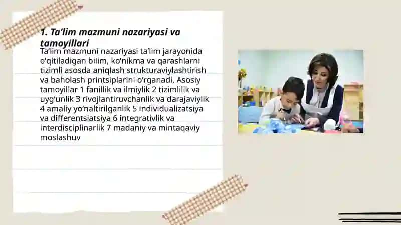 Taʼlim mazmuni 3