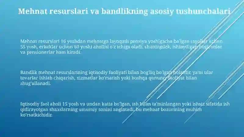 Mehnat Resurslari va Bandlik Tuzilishi 3