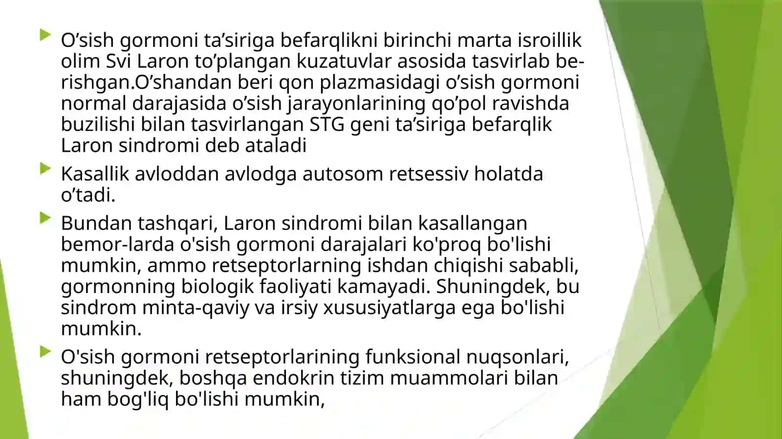 Laron sindromi 3