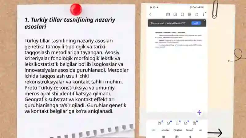 Turkiya tillar tasnifi 3