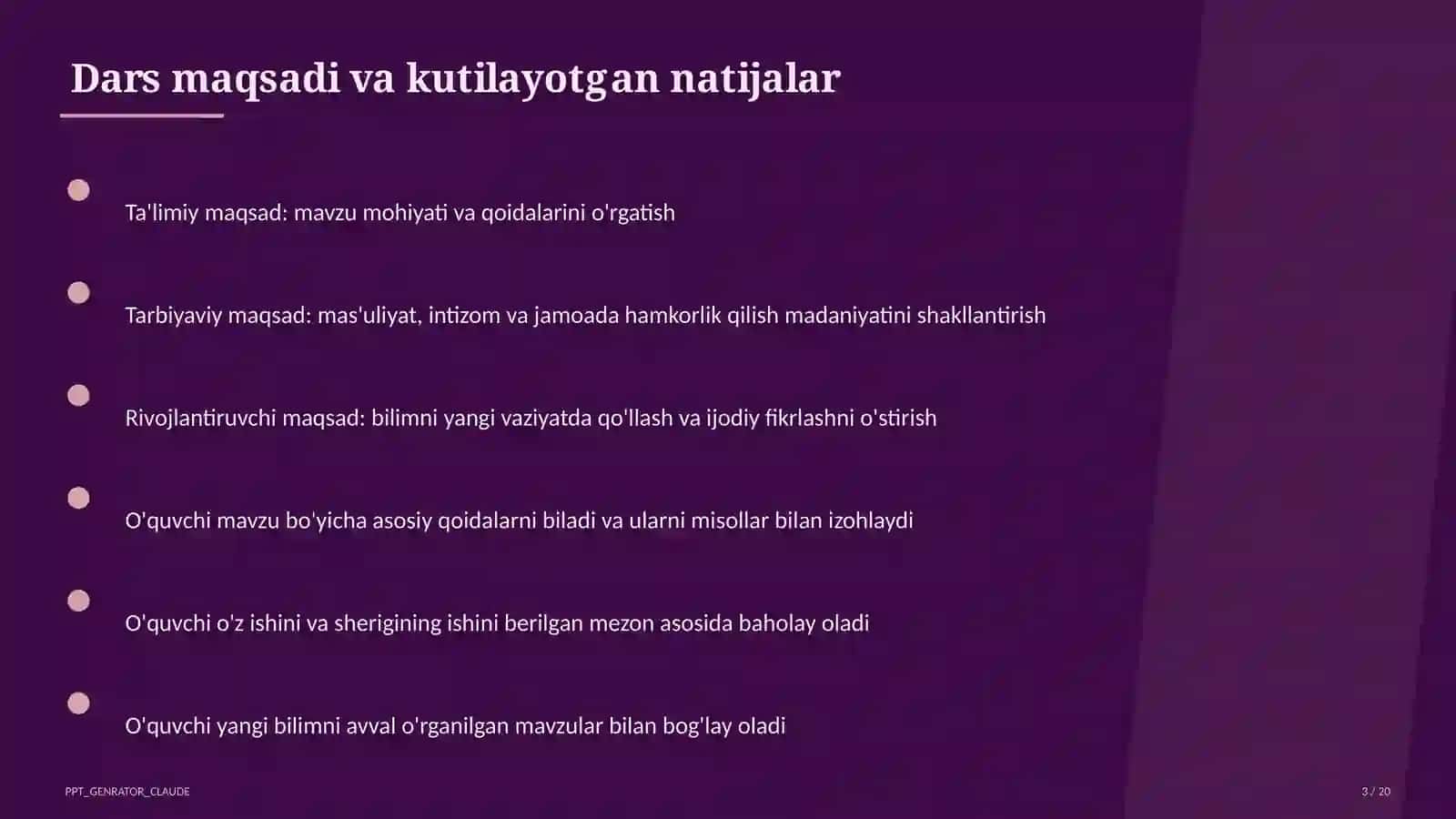 PISA tadqiqoti va matematik savodxonlik 3
