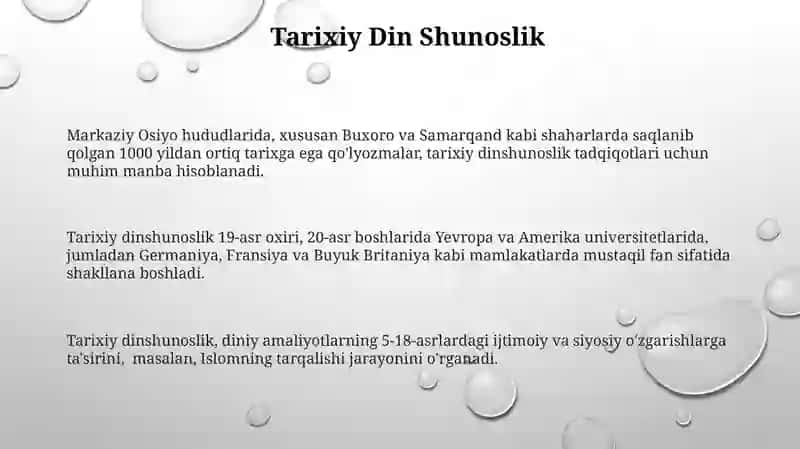 Din shunoslik fan sifatida shakilanishing predmeti funksiyalari va kategoriyalari 3