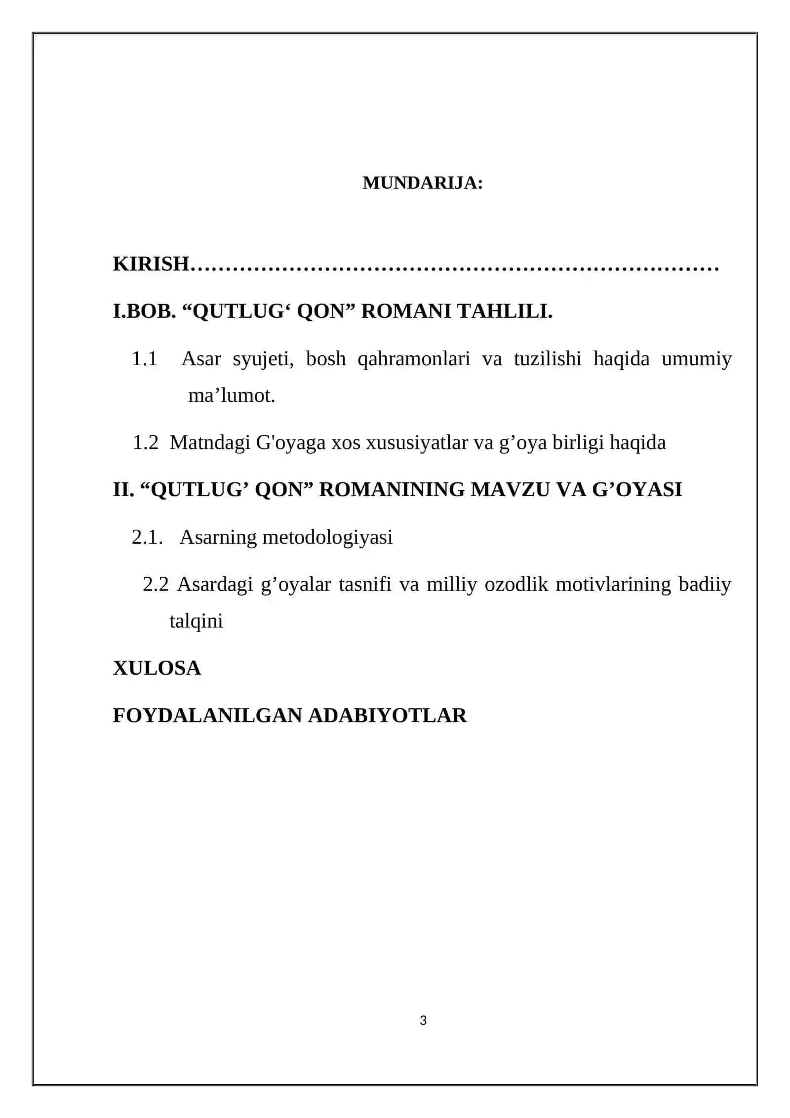Qutlugʻ qon romanida milliy ozodlik motivlarining badiiy talqini 3