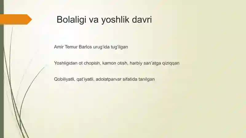 "O‘zbekistonda Amir Temur hayoti" 3
