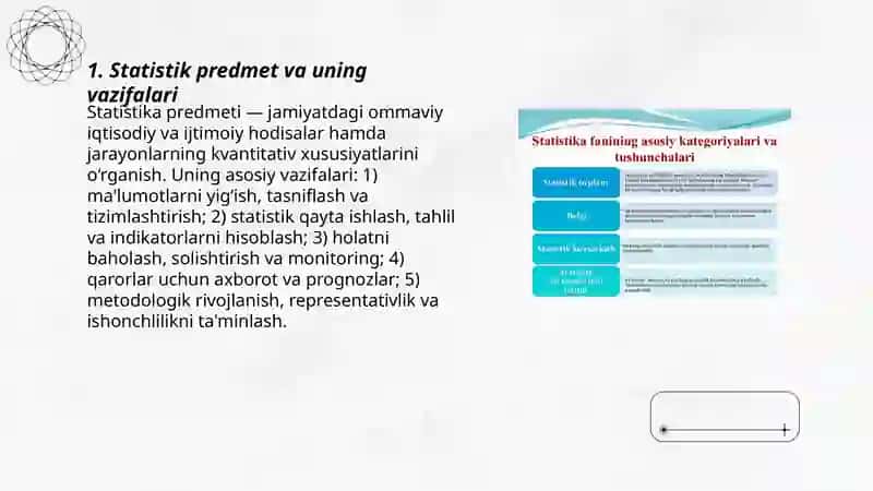 Statistikaning predmetini tashkil etuvchi asosiy kategoriyalar 3