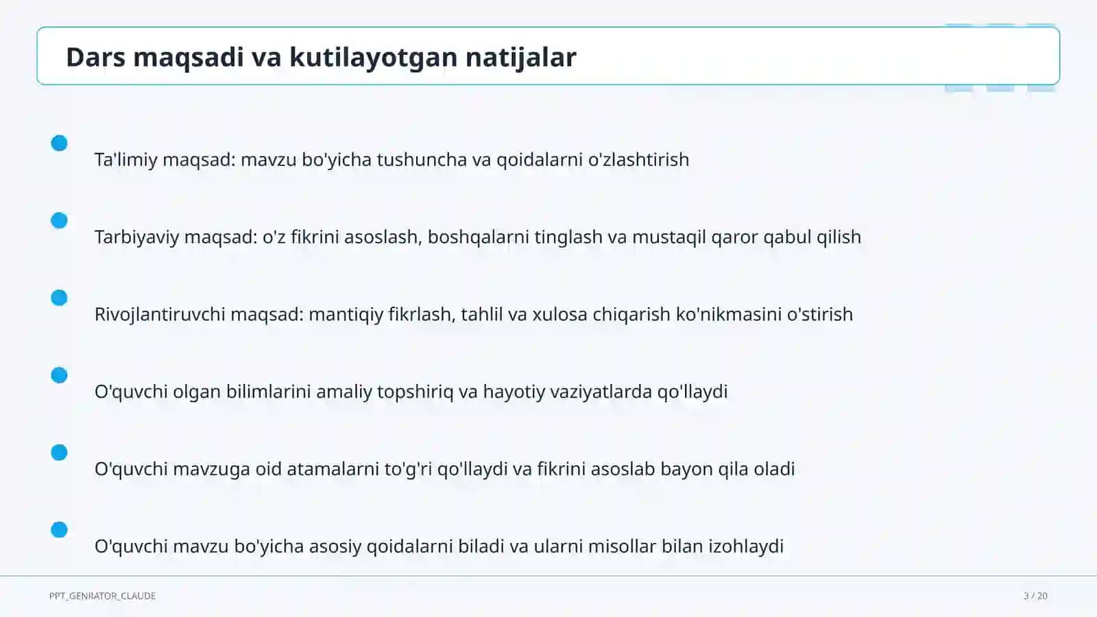 Rus tilida salomlashish va tanishish (2-sinf) 3