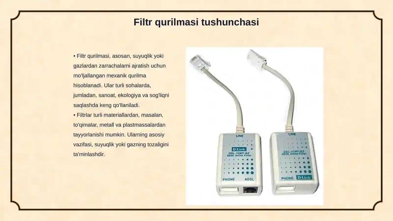 Filtr qurilmasi 3
