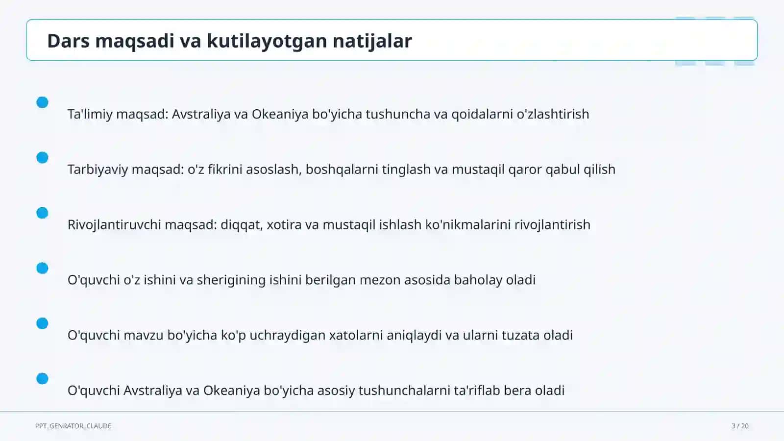 Avstraliya va Okeaniya (7-sinf) 3