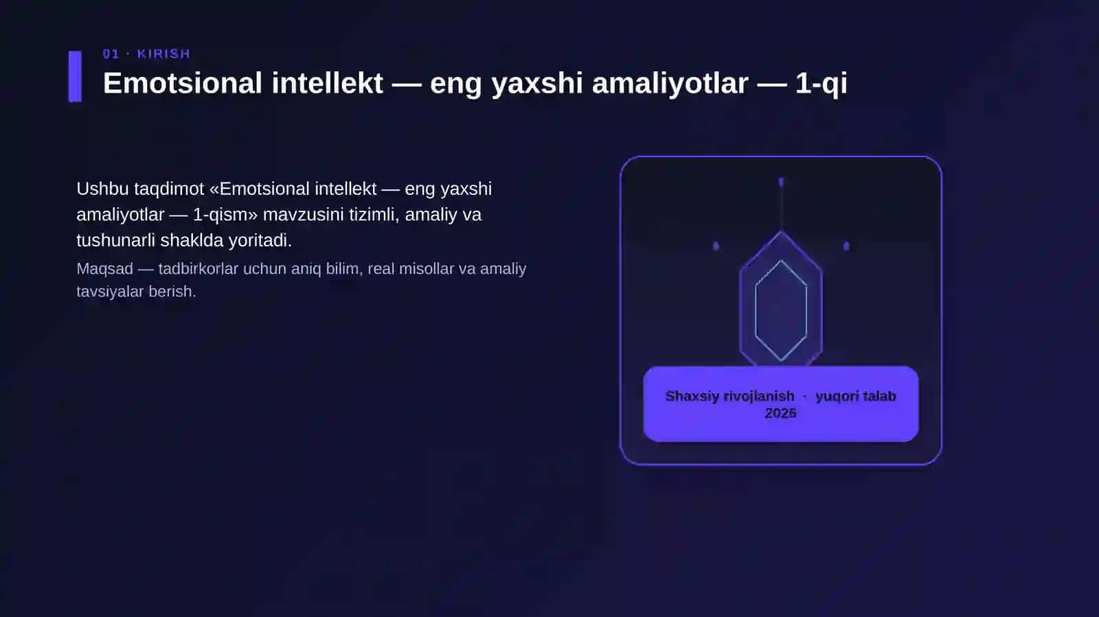 Emotsional intellekt — eng yaxshi amaliyotlar — 1-qism 3