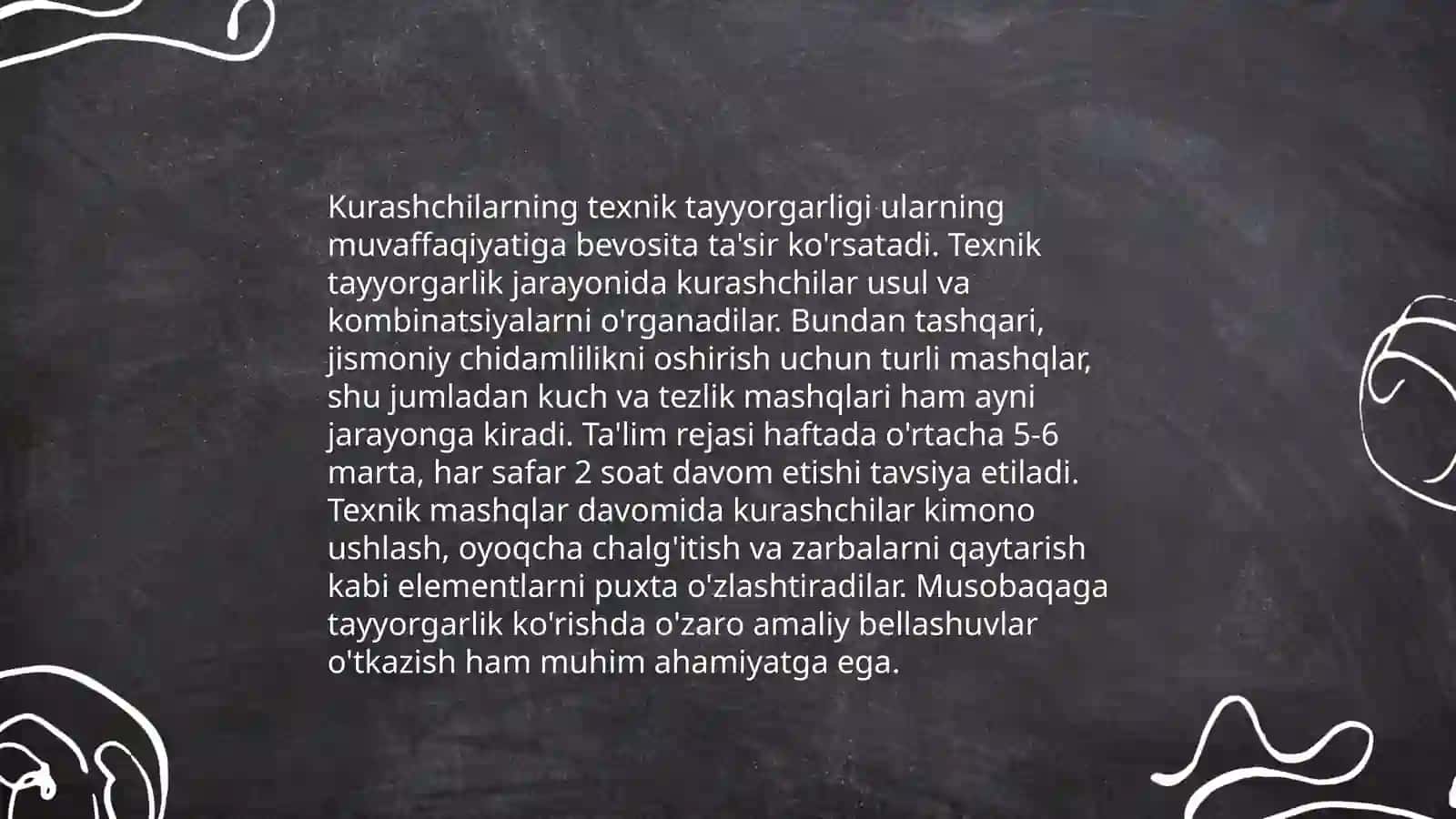 Kurashchilarning texnik taktik va jismoniy tayorgarligi 3