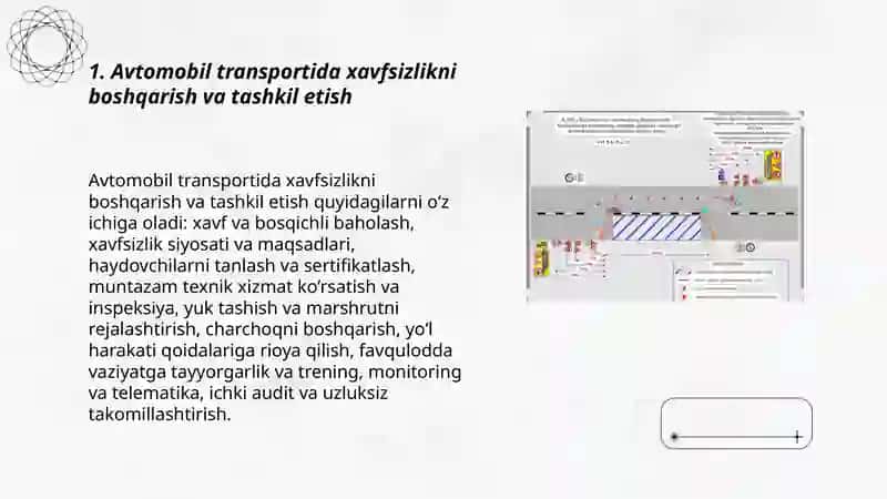 Avtomobilarda tashishda harakat xavfsizligi faoliyatini tashkil etish 3