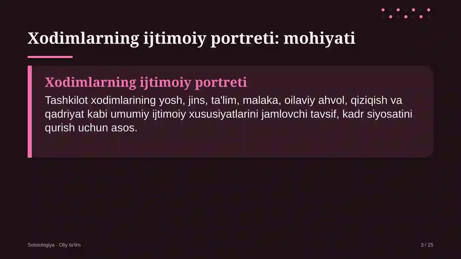 Ma'lumotlar tahlili sohasida xodimlarning ijtimoiy portreti 3