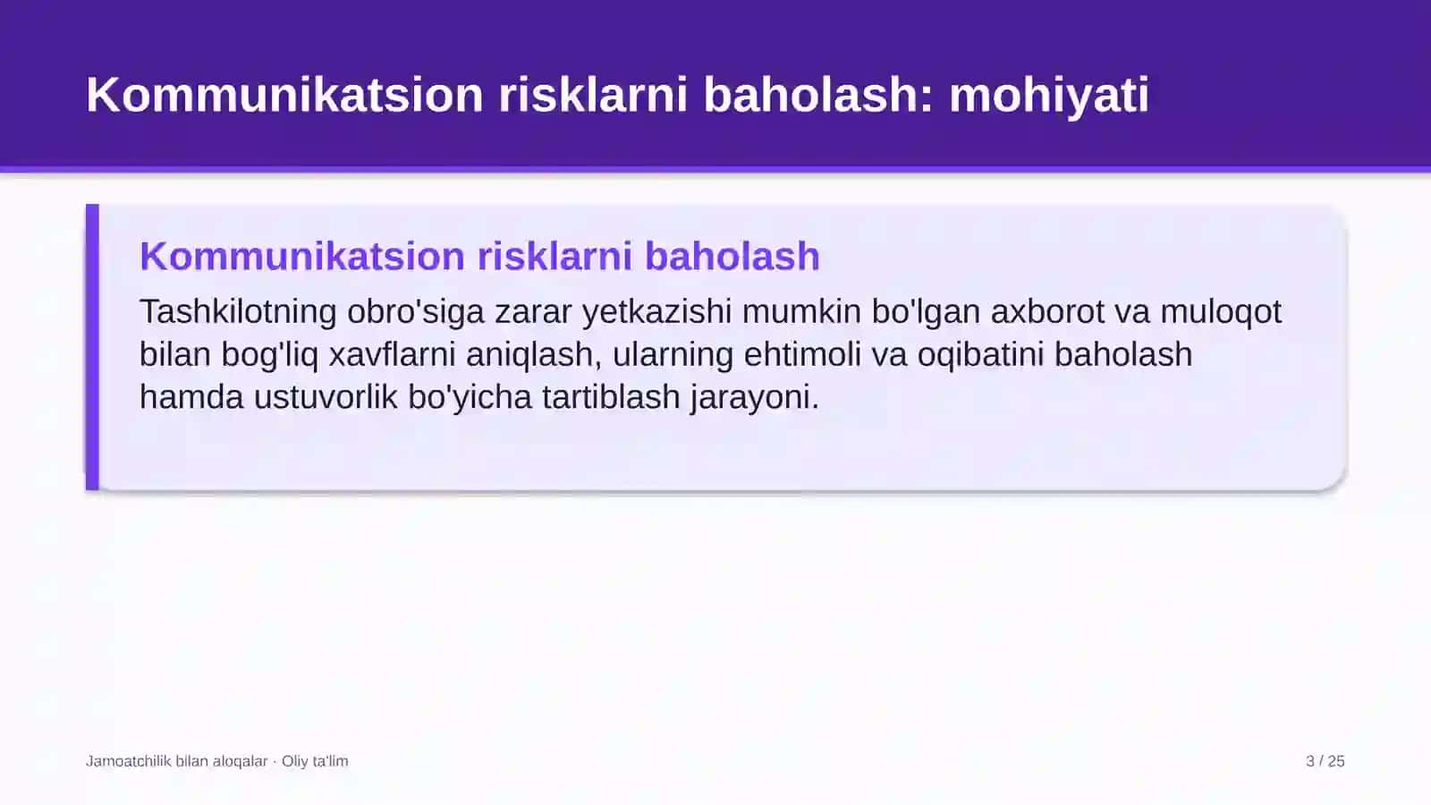 Yaylov chorvachiligida kommunikatsion risklarni baholash 3