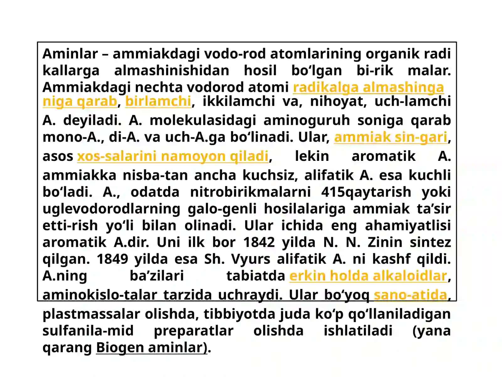 Aminlarning olinish usullari 3