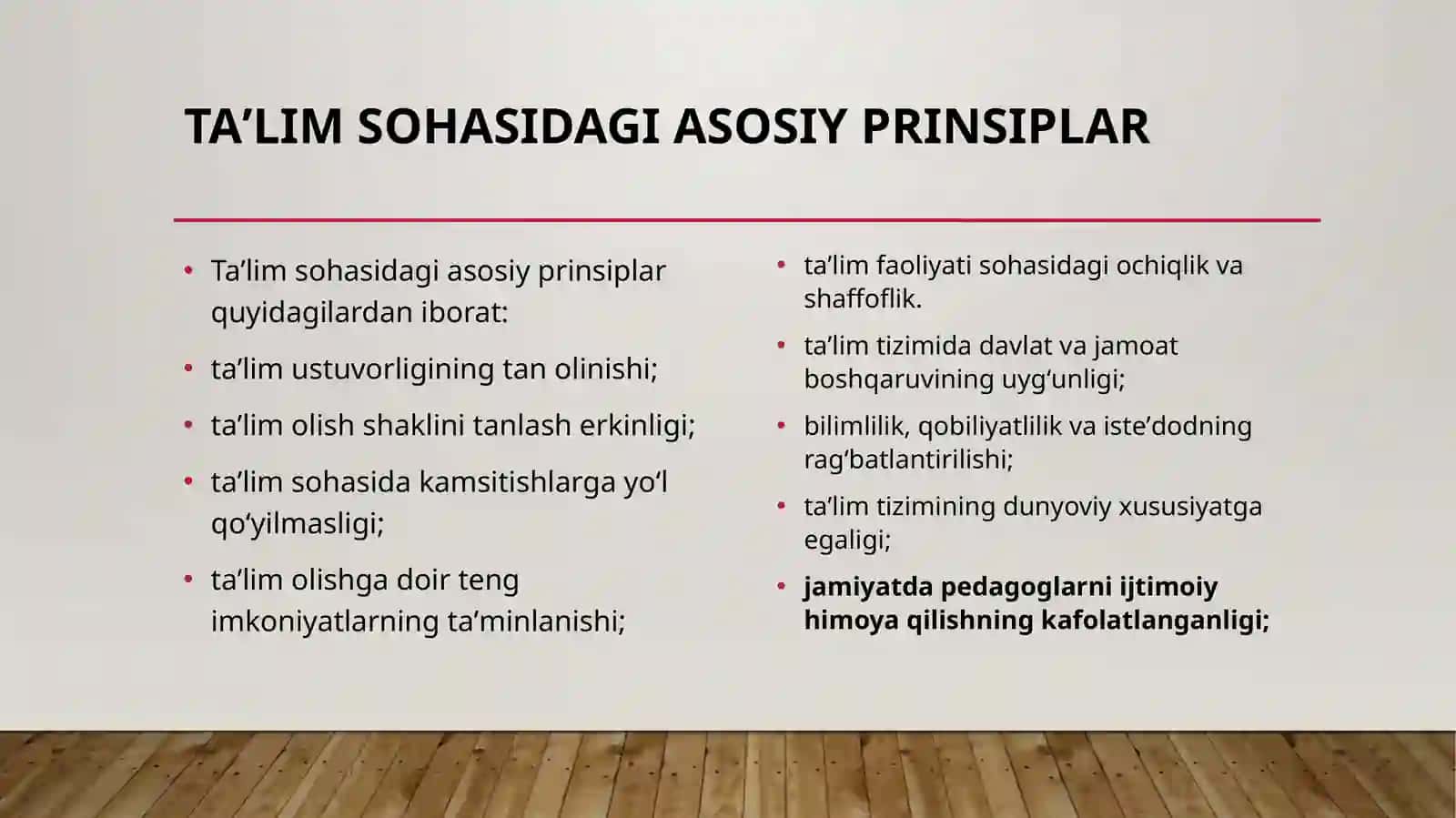 Oliy ta’limni tashkil etish va rivojlantirishga oid huquqiy hujjatlar va ularning mazmuni 3