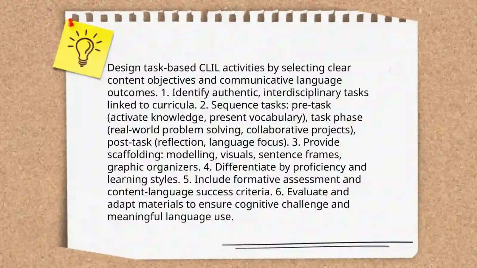 Developing a Range of Practical Activities for CLIL Lessons and Programmes 3