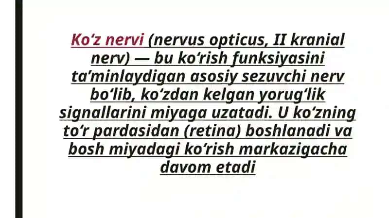 KÕRISH BUZILISH SINDROMI 3