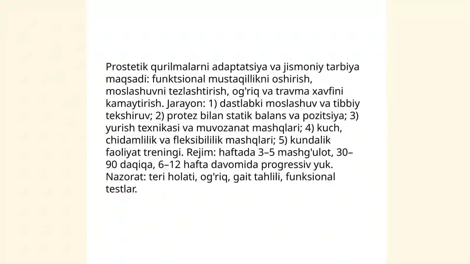 Adaptiv jismoniy tarbiyaning vositalariga tavsif 3