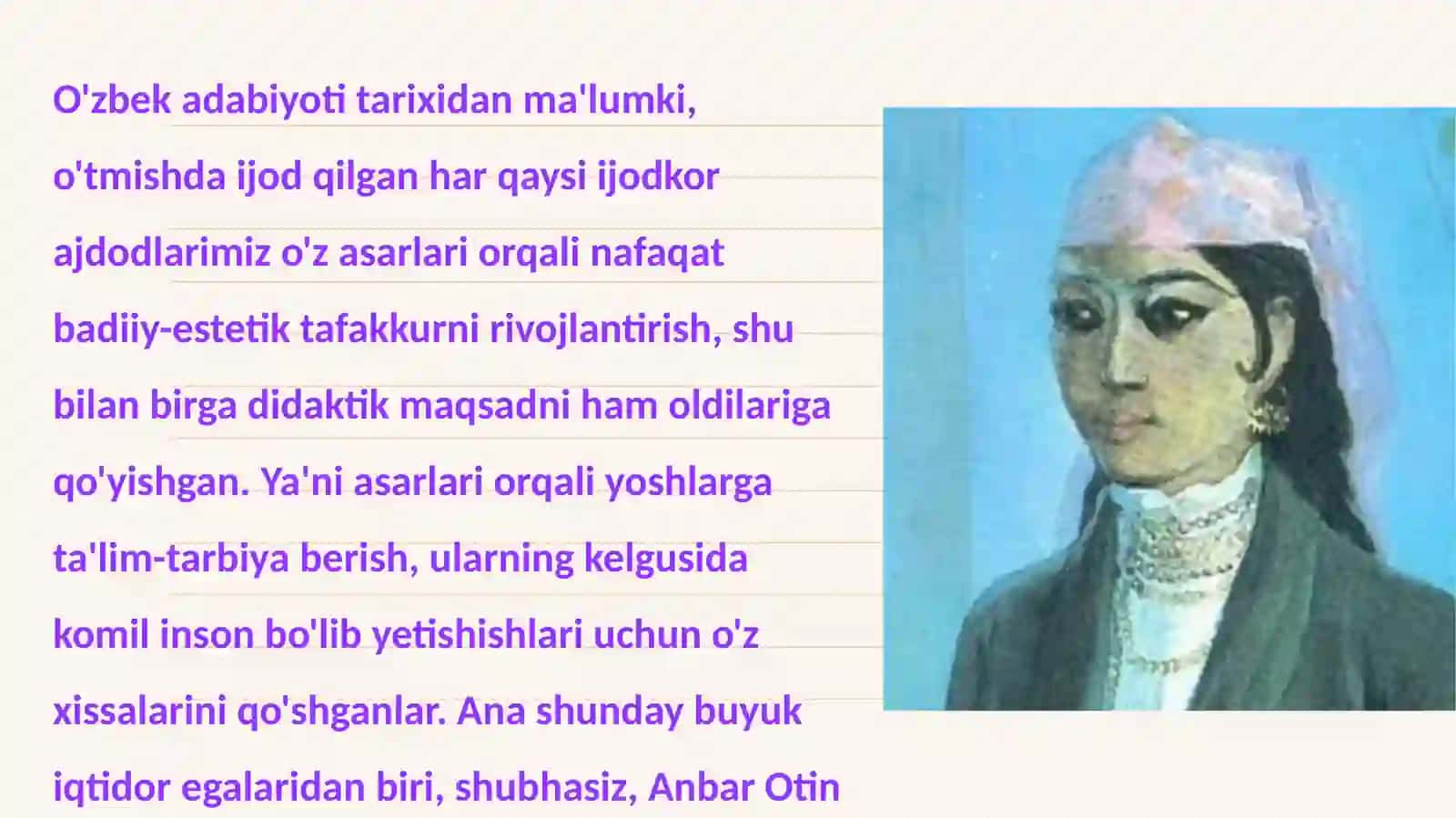 Anbar Otinning pedagogik fikrlari 3
