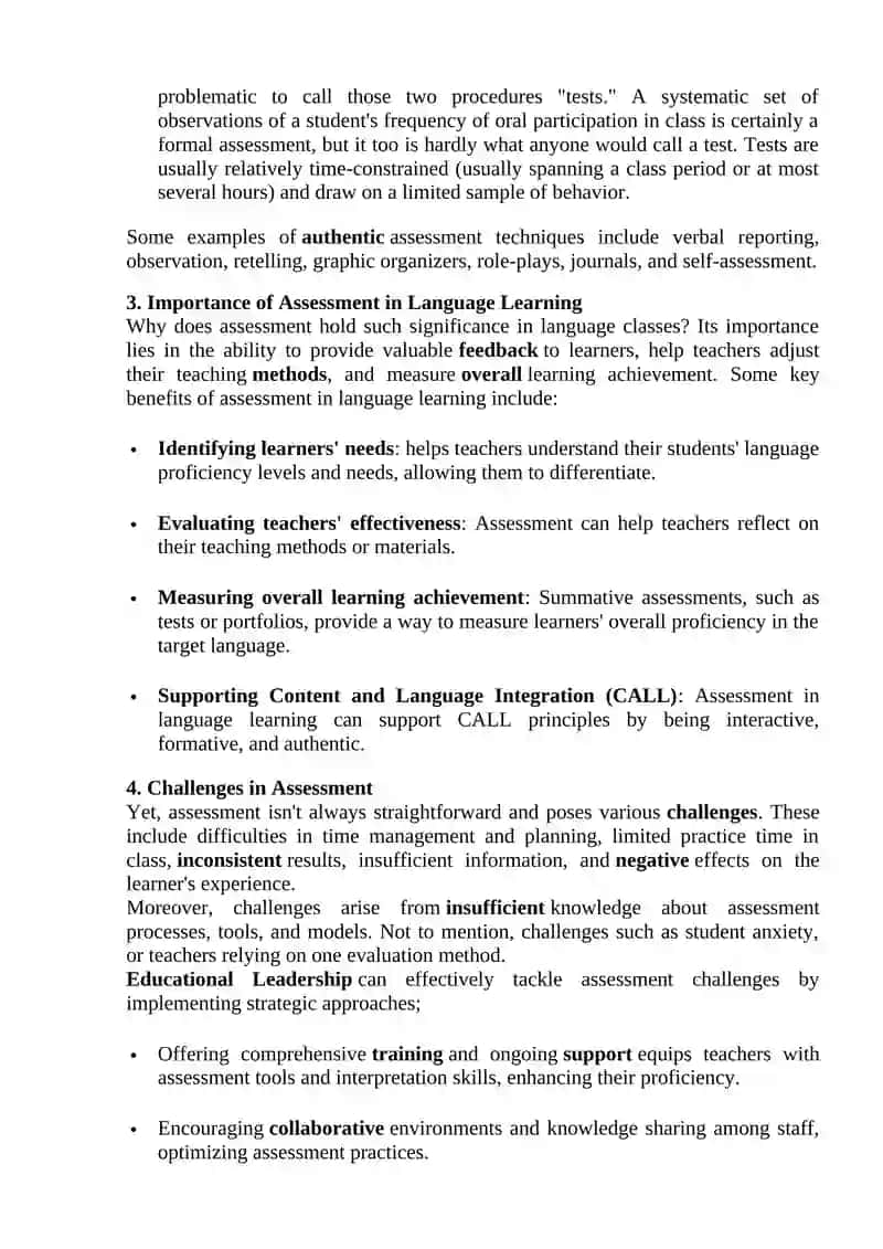 Fundamentals of Language Assessment 3