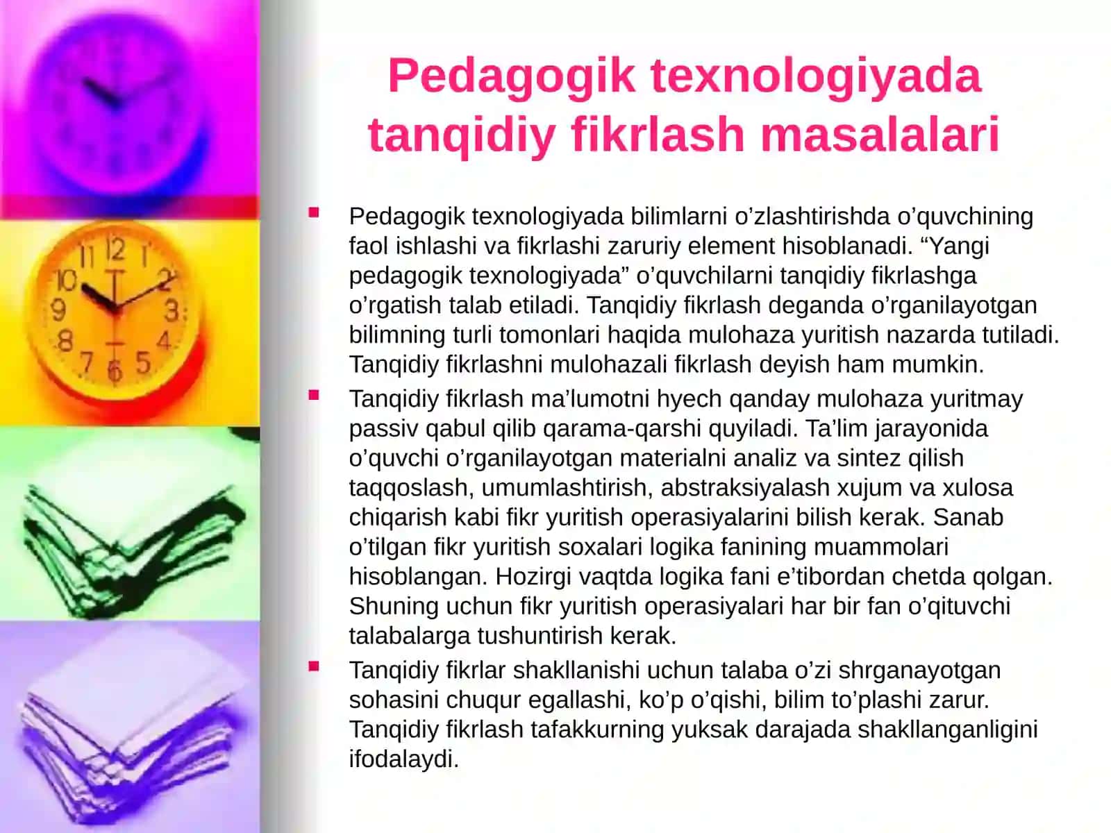 Pedagogik texnologiyalarasosi data tanqidiy tafakkur 3