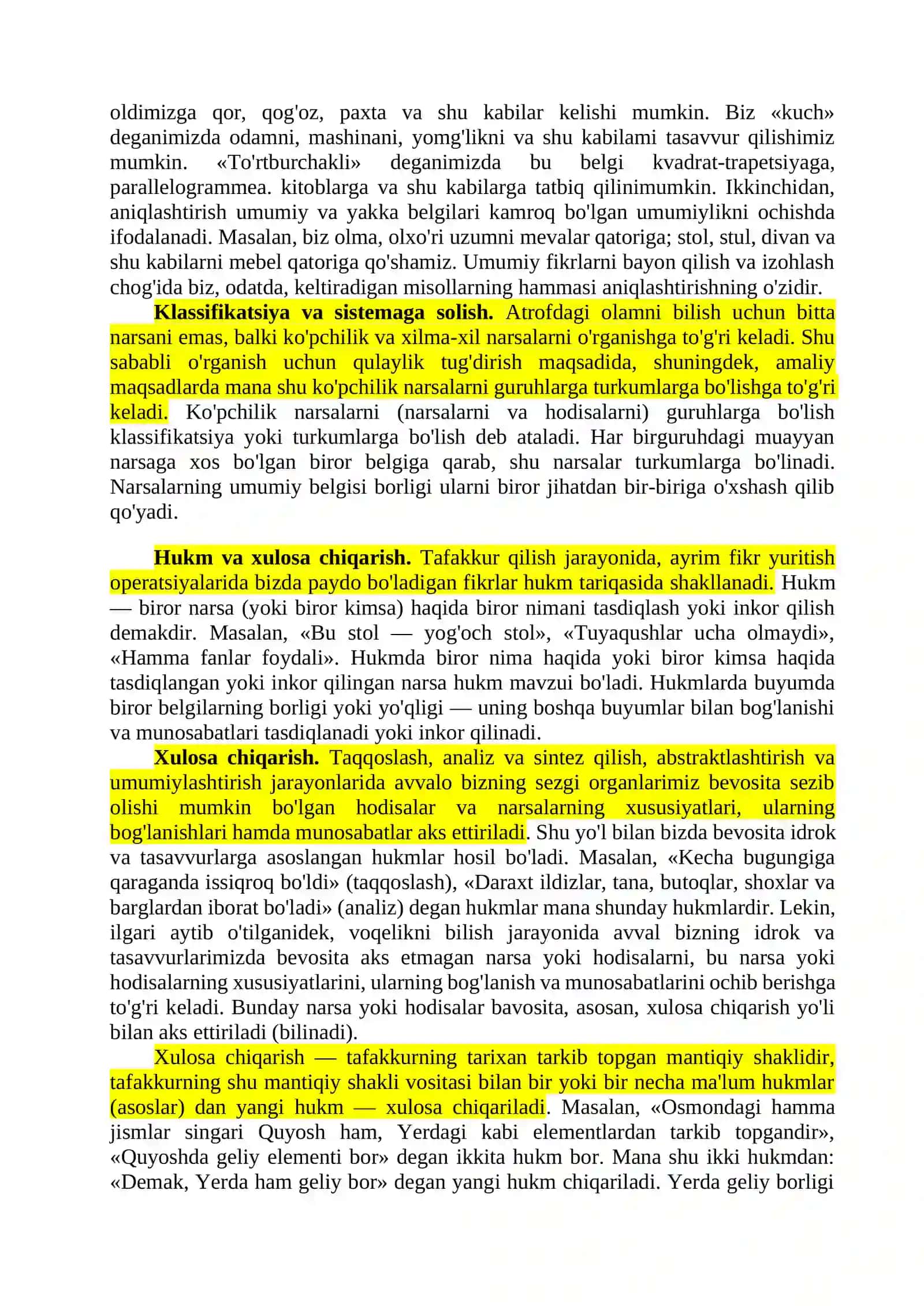 MURAKKAB PSIXIK JARAYONLAR: TAFAKKUR INTELLEKT 3
