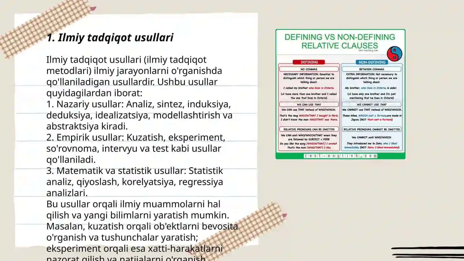 Ilmiy tadqiqot usullari 3