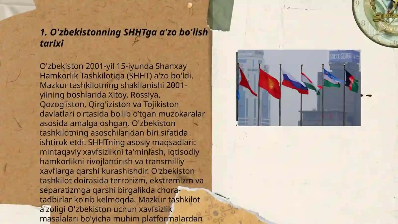 O'zbekistonning SHHT bilan aloqalari 3