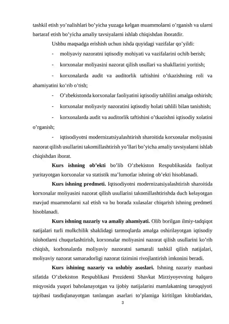 MOLIYAVIY FAOLIYATNI TUSHUNCHASI: TASHKIL ETISH, TAQSIMLASH VA FOYDALANISH 3