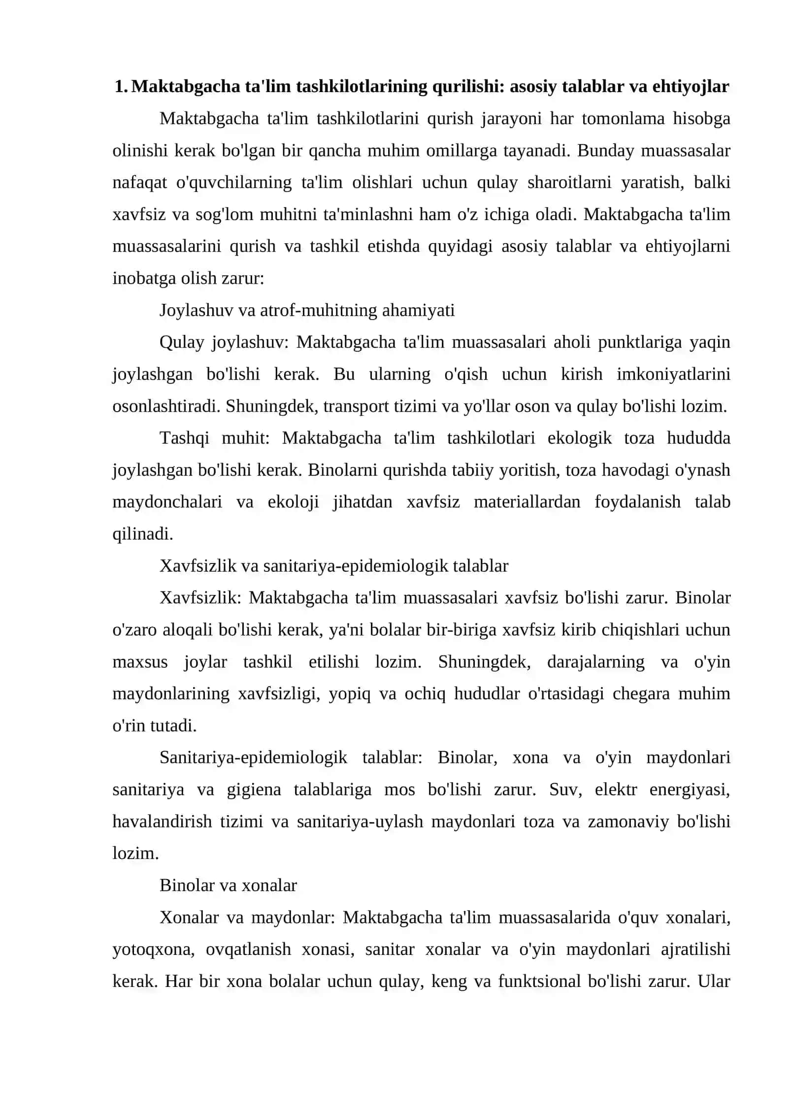 Maktabgacha ta'lim tashkilotlarda qurish yasash 3